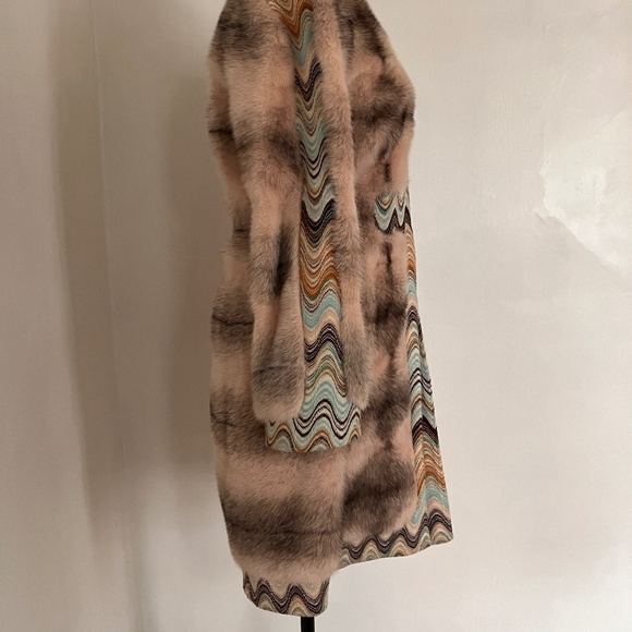 VERY RARE VINTAGE MISSONI Mink and Wool Coat - Picture 9 of 16